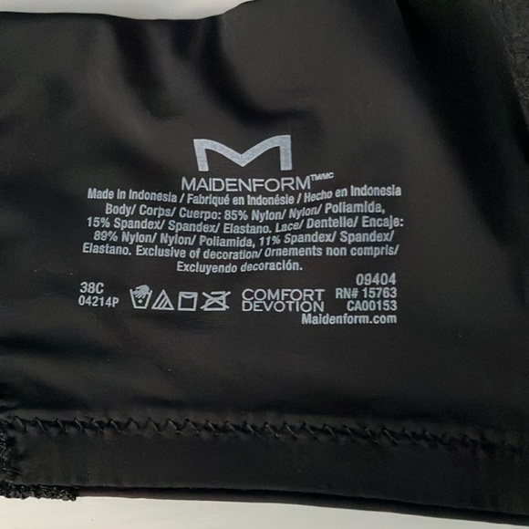NEW MAIDENFORM Comfort Devotion Full Coverage Size 38 C - Picture 5 of 10